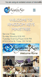 Mobile Screenshot of kingdomkeysministries.org