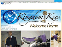 Tablet Screenshot of kingdomkeysministries.org